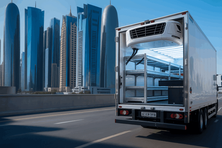 frozen food delivery trucks in Qatar